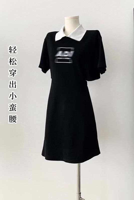 [LML] letter design Hip Wrap Dress 0633# ozq