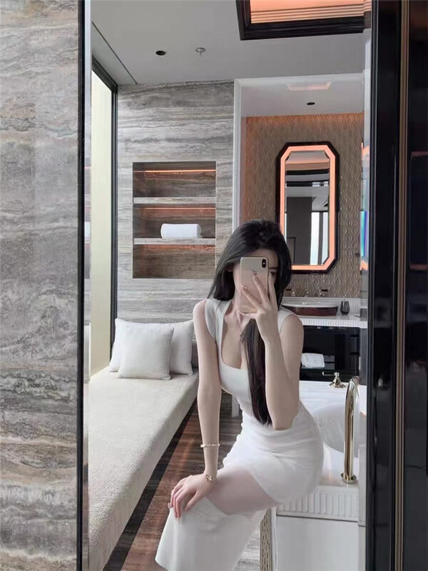 [MS studio] sexy slim sleeveless dress 99414# PCZ