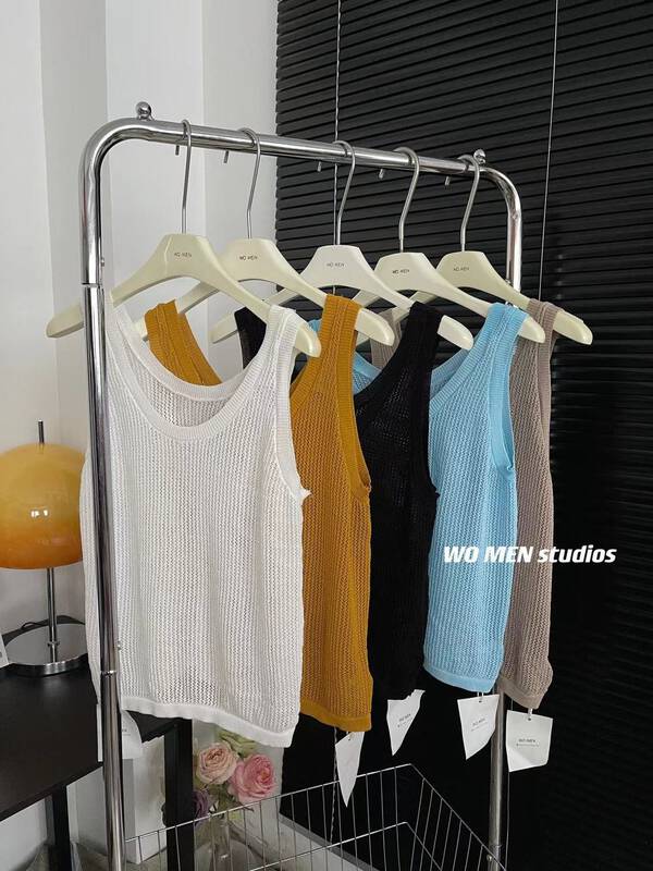 [women] simple loose fit vest / suspender 3360# zxl