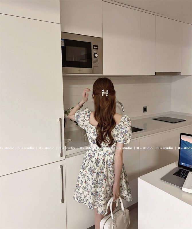 Original price 77.83! [3e+] floral lady temperament dress (only skirts) e98953\ll