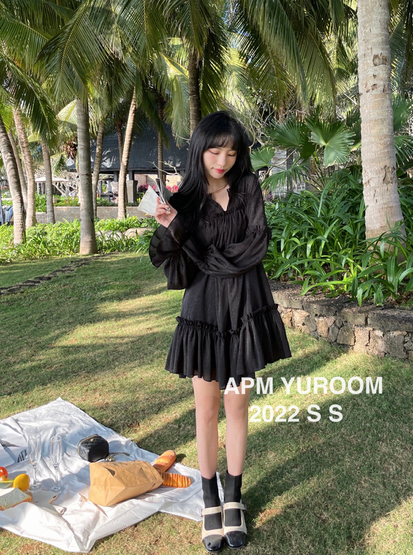Original price 122.95! New year in early spring! [APM yuroom] new sweet heavy industry Fairy Dress 22819# LSL