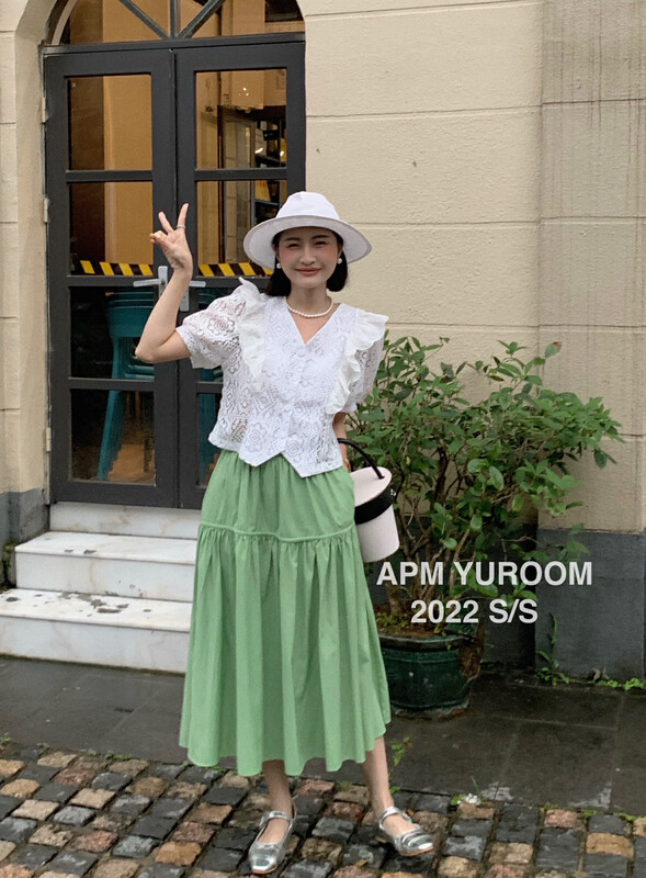 [APM yuroom] Korean versatile umbrella skirt ys1-8067\lsl