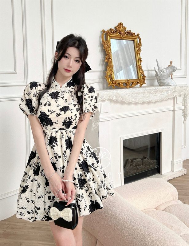 [enjoy · Yueji] floral print dress 9038# PCZ