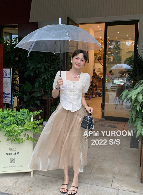 [APM yuroom] temperament national style new Chinese style shirt ys1-8080# LSL