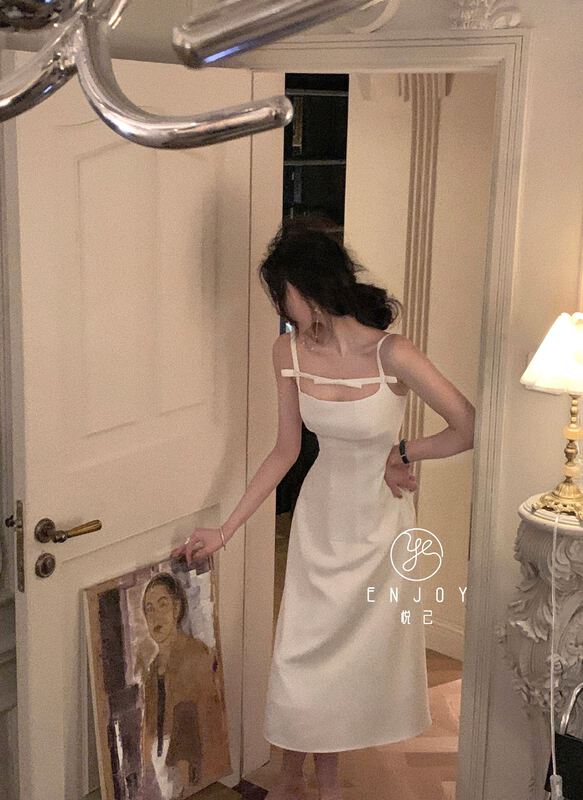 [enjoy · Yueji] temperament niche suspender dress 8972# PCZ