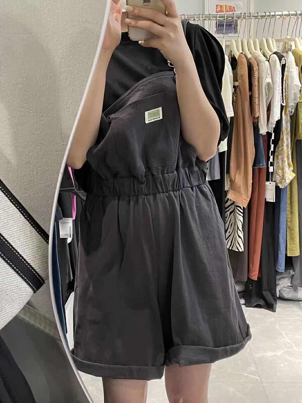 Live broadcast! [moment with you] Korean chic fashion age reducing tooling style elastic waist suspenders (only suspenders) ys1-t0733-j\lsw