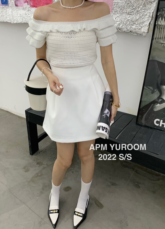 [APM yuroom] high waist versatile a skirt 22270 \lsl