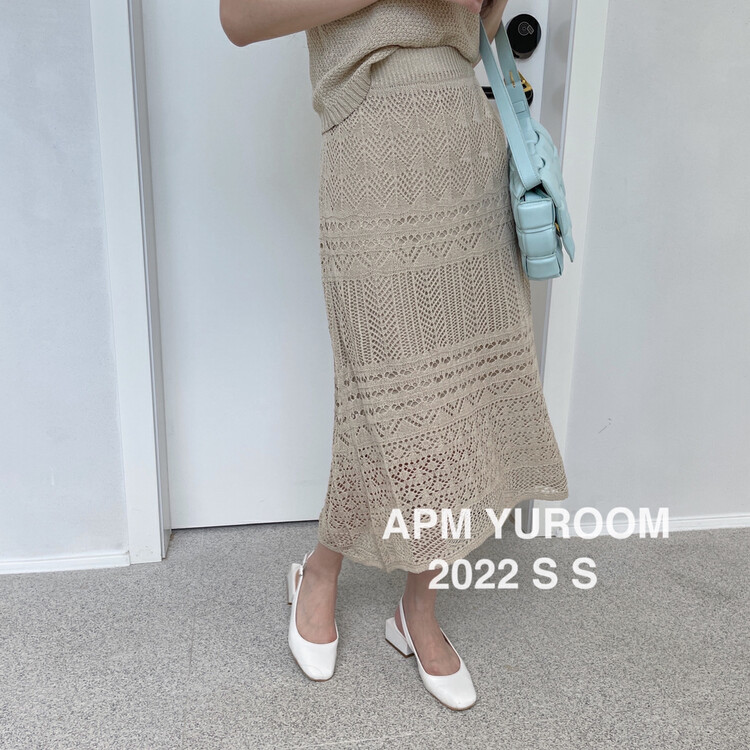 Original price 73.32! New year in early spring! [APM yuroom] versatile high waist slim skirt 22710# LSL