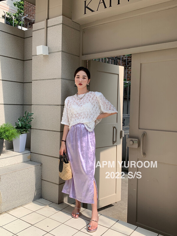 [APM yuroom] French style flower skirt ys1-8010# LSL