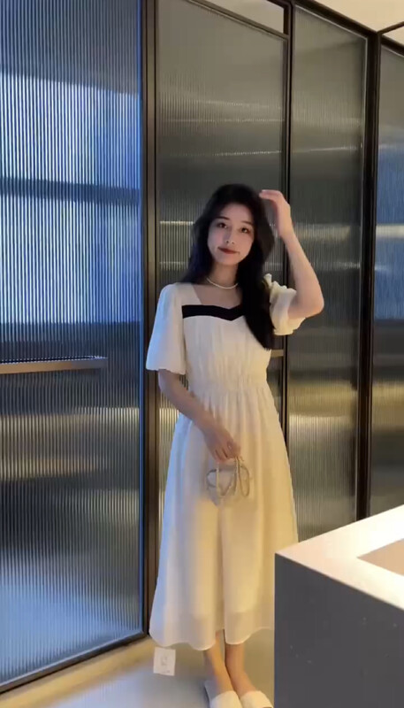 [Zoe Zoe] Korean loose patchwork dress m530# zjy