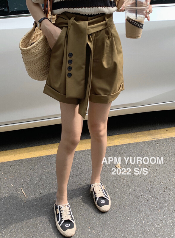 [APM yuroom] Korean style design, slim casual shorts ys1-8075# LSL