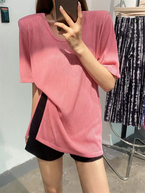 [modern 197] simple casual comfortable short sleeve T-shirt 7061# LSL
