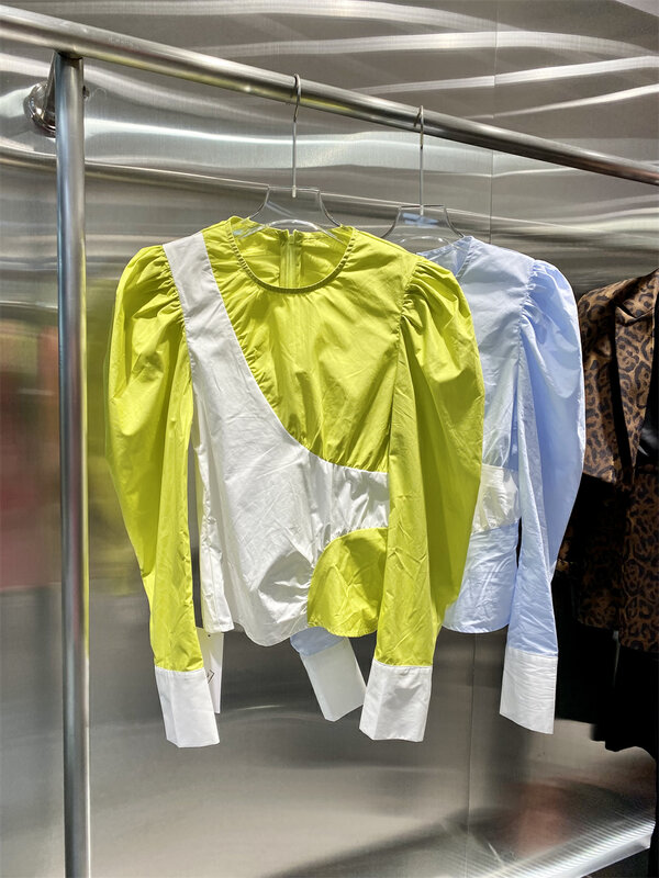 New year in early spring! [laga] niche design color matching shirt 1007# JJ