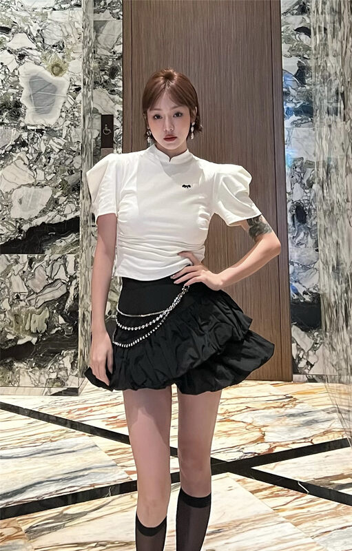 [laga] online hot girl simple high street shirt 2341 \jj