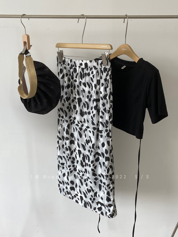 [event with you] printed leopard print fashion temperament skirt 2m206\lsw