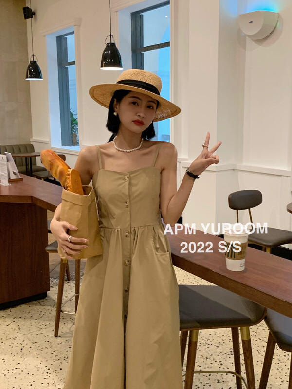 [APM yuroom] Korean style drawstring dress 22928# LSL