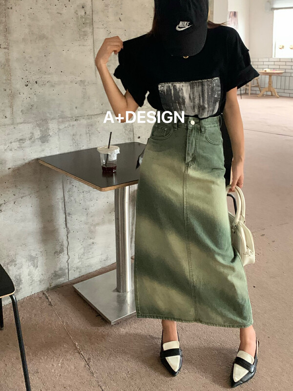 [a+] fashion slim gradient skirt 7745\ozq