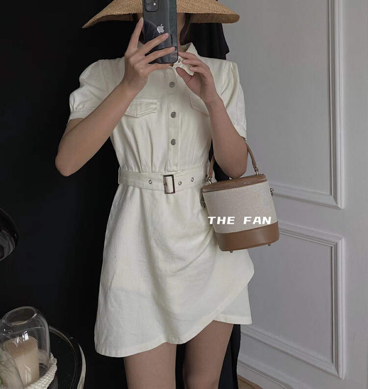 [the fan] fashionable Korean simple dress 50026# zxx