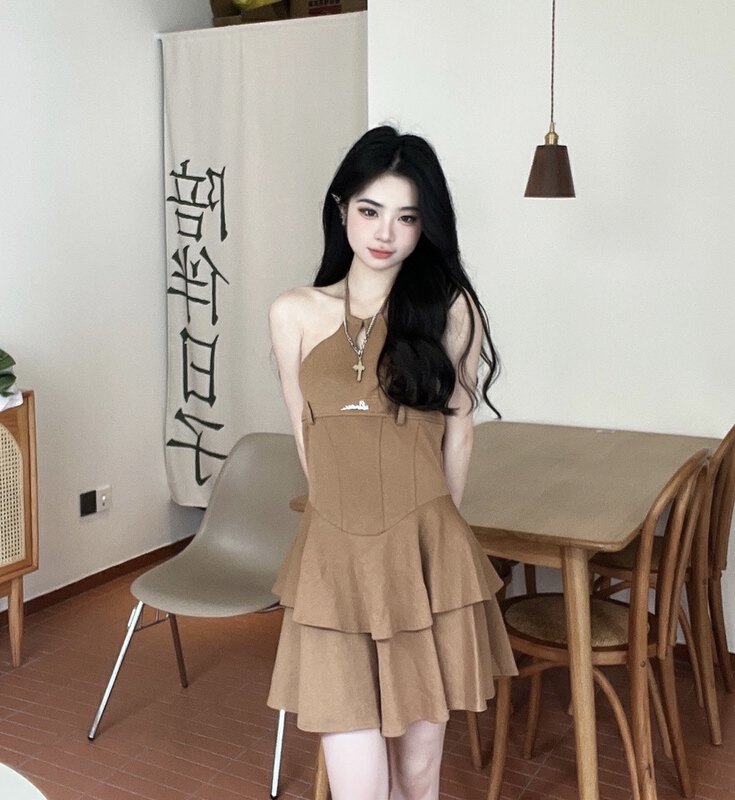 [Fanfan] neckline off shoulder hollow out dress 0155\zxx