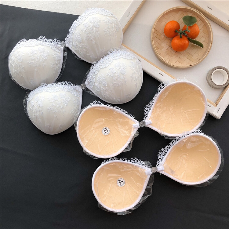 [KD] lace Chest Patch invisible gathered strapless bra 1177\hjy
