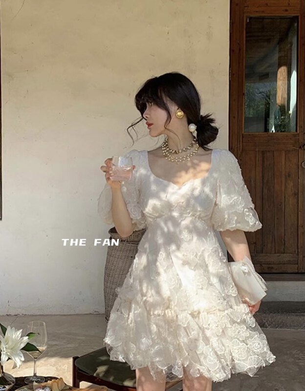 [the fan] French retro court dress y61081 # zxx