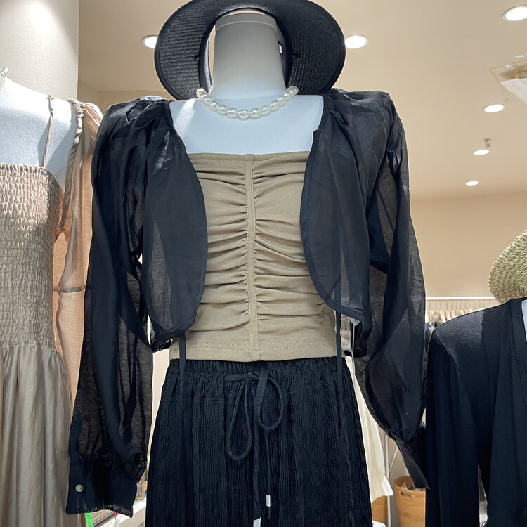 [the fan] simple fashion lace up versatile sunscreen shirt 503922 \zxx
