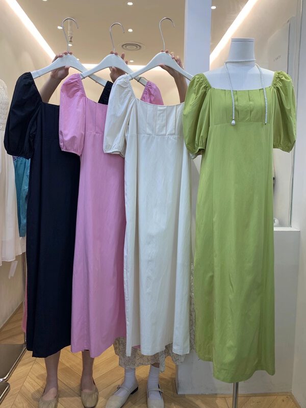[larti] lady simple temperament dress 8528 \ll