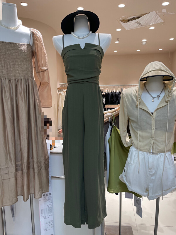 [the fan] Korean style suspender Jumpsuit 51016 \zxx
