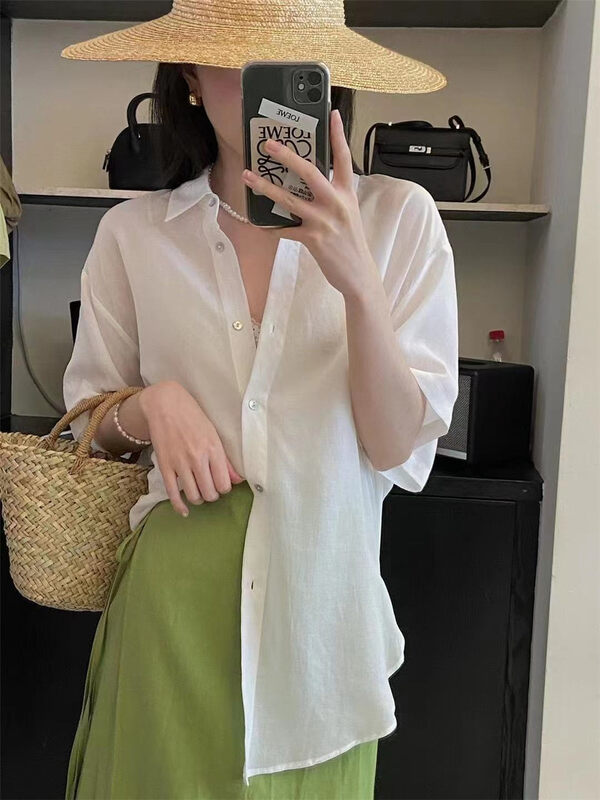 [larti] slim and clean comfortable shirt 8642# ll