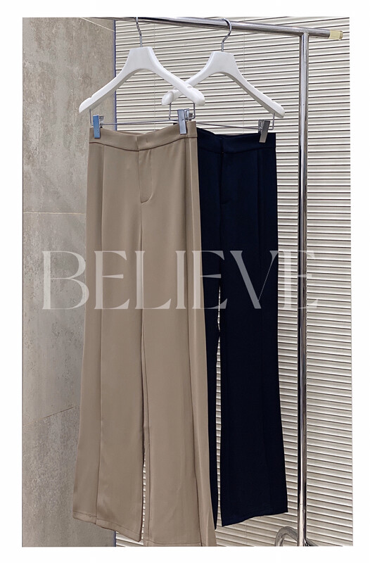 [believe] slit thin, lightweight and versatile pants (only selling pants) bl8203\jj