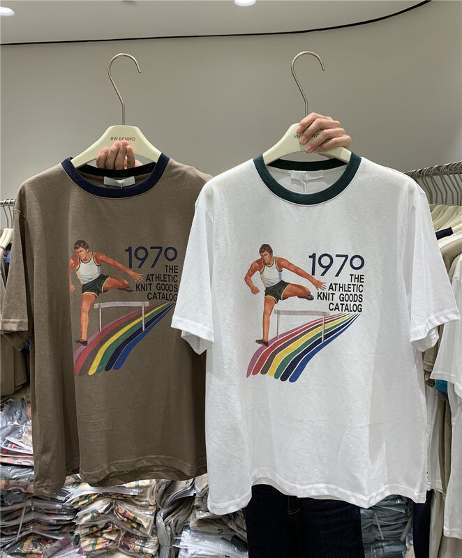 [benwo] personalized sports pattern Casual Short Sleeve T-shirt ct06197\cls