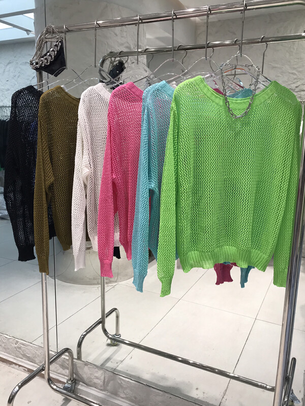 [o.shazidian] Korean hollowed out fashion shirt 6076# CSX