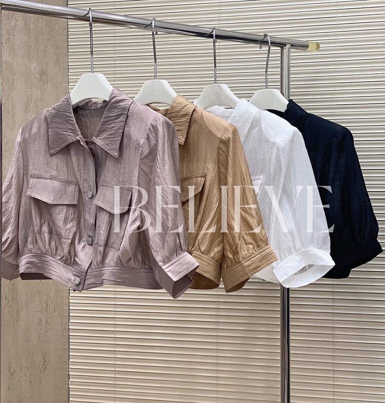 [believe] big brand simple high-quality shirt bl84120# JJ