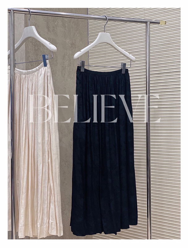 [believe] elegant Tencel jacquard slim skirt (only selling skirt) bl8806# JJ