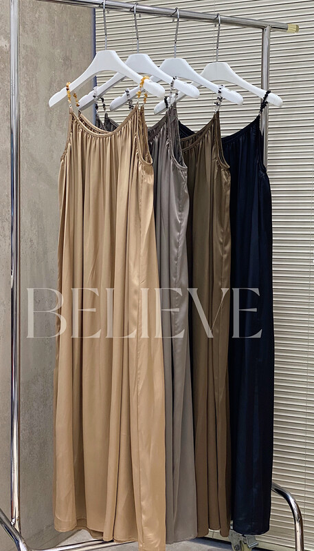 [believe] shaped bead chain design temperament suspender dress bl8422\jj