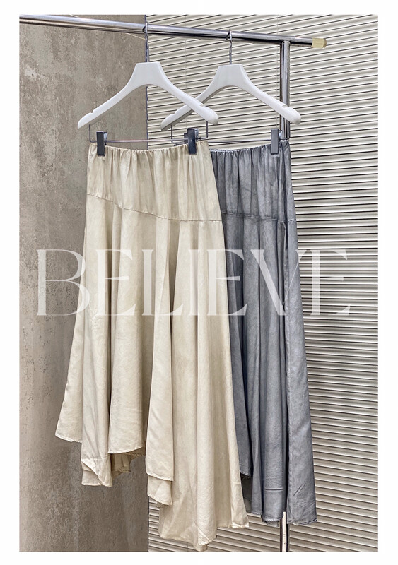 [believe] Tencel hanging sense niche design skirt (only selling skirt) bl8202# JJ