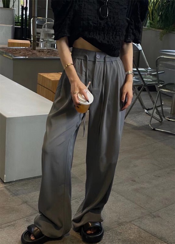 [c.c+] Korean loose casual pants 6064# WTT