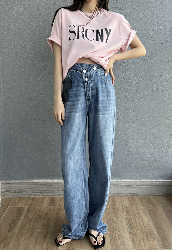 New year in early spring! [new time /l&y home] slim and comfortable high waist jeans 9903# XYY