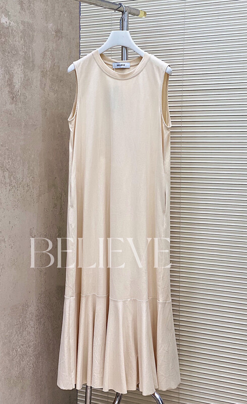 [believe] lazy atmosphere, loose and thin dress (only dress) bl8036# JJ