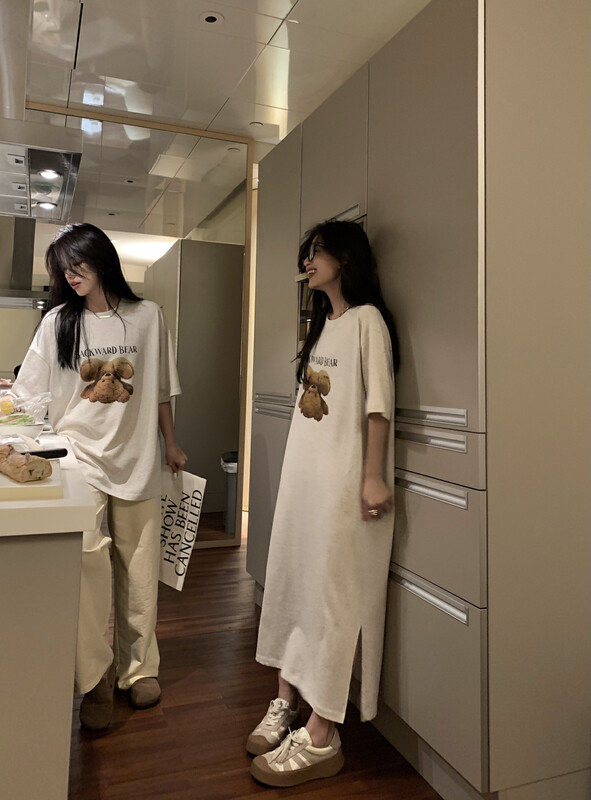 [11An] series interesting aging print skirt A6761