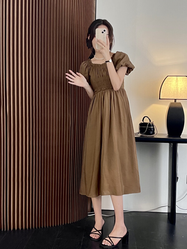[ing] two long stretch dress ing-7971