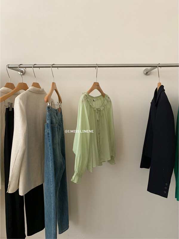 [Imiss] Korean soft agaric edge shirt cx10122 \lsw