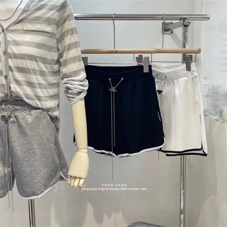[Yang Yang] sports style elastic waist comfortable casual shorts c2038# CLS