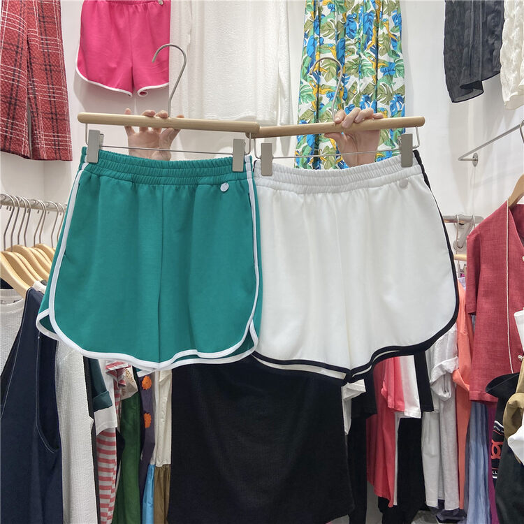 [JY] athletic style versatile waist tightening contrast casual shorts 6658 \cls