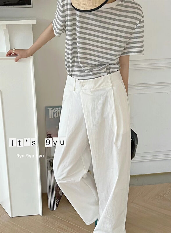 [JY] round neck striped Casual Short Sleeve T-shirt jy6685# ZZL