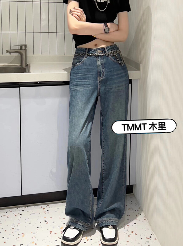 [jiajiatmmt Muli] Vintage distressed loose casual jeans 8806# L