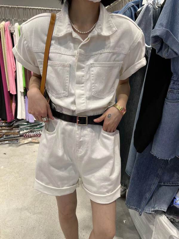 【D+（AIT.)】 Fashionable, simple and comfortable Jumpsuit (without belt) ys1-00559# ozq
