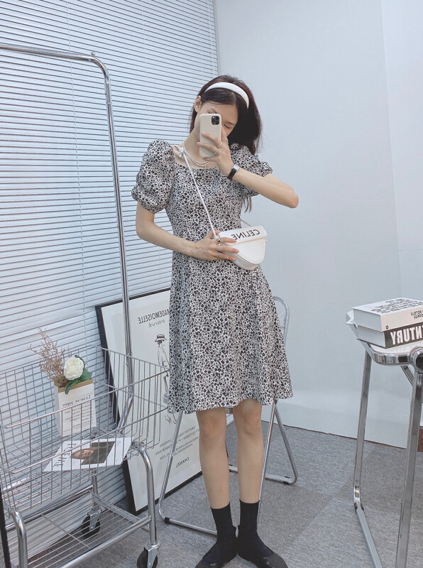 [I-D] Korean floral temperament dress 8286 \ll