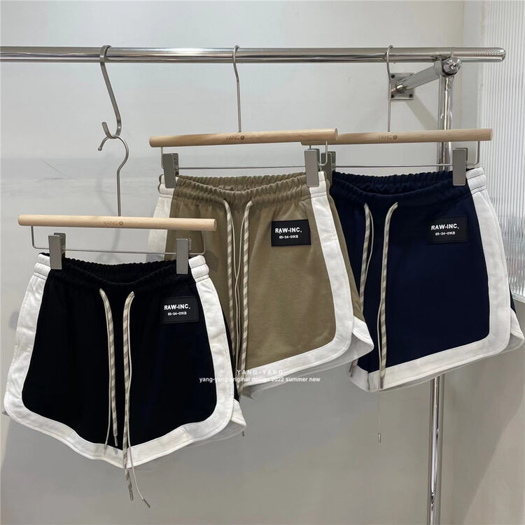 [Yang Yang] sports style color woven belt casual shorts c2039# CLS