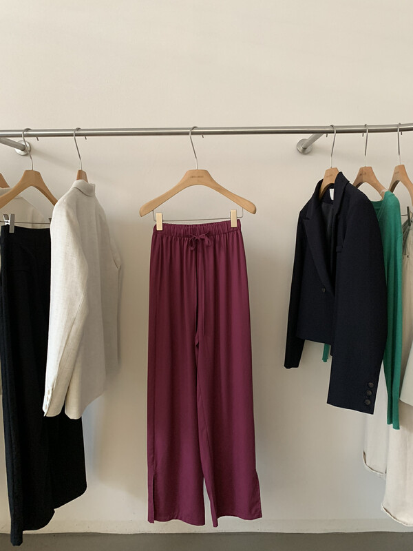 Original price 62.04! [Imiss] Korean loose slit casual pants cx6326# Fhx